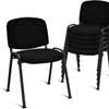 Office chairs: Low back fabric stackable office seat thumb 1
