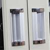 Office file cabinet: Lockable half glass office file cabinet thumb 2