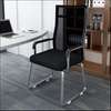 Office Chair: High Back Black Waiting Chair With Mesh Back thumb 0