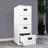 Office Cabinet : Four-Drawer Vertical Steel Filing Cabinet thumb 0