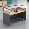Workstation: 1-Way Modular Office Desk, Space Efficient thumb 0
