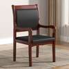 Office chair: Executive leather office waiting chair thumb 1