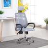 Office Chair: Adjustable Headrest, Lumbar, Swivel, Black thumb 2