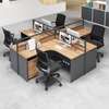 Curved 4 Way Office Workstation Desk thumb 10