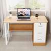 Office Desk 120x60cm; Industrial Design With Storage Shelves thumb 6