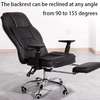 Office seats: High back leather reclining office seat thumb 2