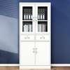 2-Door metallic office storage cabinet thumb 3
