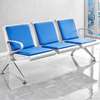 Reception Chair: 3-seater, Blue, Office & Waiting Room thumb 6