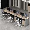 3 Seater Cubic Office Workstation thumb 9