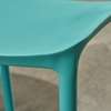 Plastic chair: Green Plastic Armless Outdoor Chair thumb 2