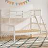 White Wooden Kids Bunk Bed thumb 4