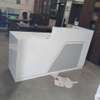 Reception Desk; 1800mm Sleek White Imported Reception Desk thumb 4