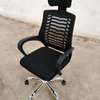 Office Chair; Ergonomic Headrest Mesh Office Chair thumb 3