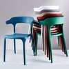 Office Chair: White Plastic Dining chair thumb 5