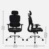 Office Chair; High Back Orthopedic Fabric Office Chair thumb 3