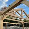Oak structural beams long 7 , 8 and 9 feet maximum length.. thumb 0