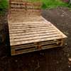 5*6 pallet bed, blazed framed pallet bed thumb 1