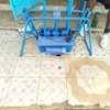 Manual Dough Press Heavy-Duty Metal Blue thumb 3