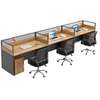 Cubic 3 Way Modern MDF Office Workstation Desk thumb 2