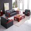 Office Sofa: 5 Seater Black Office Sofa In Mummius thumb 4