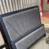 Elegant Upholstered Bed Frame Beige Button-Tufted thumb 2