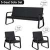 5 Seater Metal Frame Waiting Office Sofa thumb 3