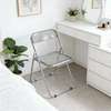 Dining Chair; Glass Foldable Dining Chair in Gesima thumb 0