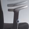 Office Chair: Black Fabric Back Office Chair thumb 2