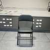 Office Chair: Ergonomic Folding Metal Outdoor Armless Chair thumb 1