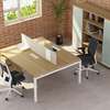 2 Way Metal Frame Office Workstation thumb 0