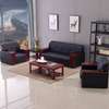 Executive 5 Seater Leather Meeting Sofa thumb 1