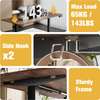 Office Desk: Adjustable Electric, Rustic Finish, Workstation thumb 3