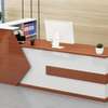 2 M Front Wooden Office Reception Table thumb 1