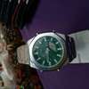 Men's Stainless Steel Watch with Green Dial & Date thumb 0