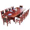 Office Table: 2.4m Mahogany Executive Office Table thumb 3