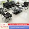 Leather Reception 5 Seater Office Bench thumb 4