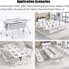 White Compact Foldable Computer Office Desk thumb 3