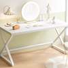 White Oak Desk; 55 Inch, Modern Pc Gaming, Executive Desk thumb 4