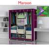 Portable Wooden Wardrobe with Canvas Cover thumb 0