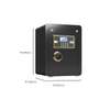 Office Safe : Brown  Steel Fireproof safe With Battery thumb 1