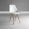 Cushioned Chair with Wooden Legs thumb 0