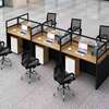 Cubic MDF 6 Way Office Workstation thumb 0
