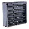 Metallic Portable shoerack with Canvas Cover* thumb 3