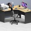 Office Desk :  1200mm Curved Employee Office Desk thumb 1