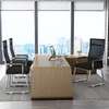 Office Chair: High Back Black Waiting Chair With Mesh Back thumb 2