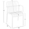 Heavy Duty Plastic Armrests Home Chair thumb 2