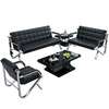 Leather Reception 5 Seater Office Bench thumb 9