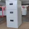 OFFICE CABINET: 4 Locker White File Cabinet thumb 2