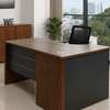 1.6m Curved Wooden Staff Desk thumb 10
