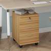 Office Cabinet; 3 Drawer Mobile Pedestal Filing Cabinet: thumb 3